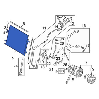 Ford OE - A/C Condenser