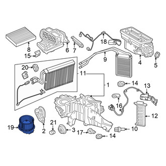 Ford OE - HVAC Blower Motor Assembly