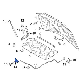 Ford OE - Front Hood Latch