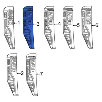 Ford OE - Front Right Fender Emblem