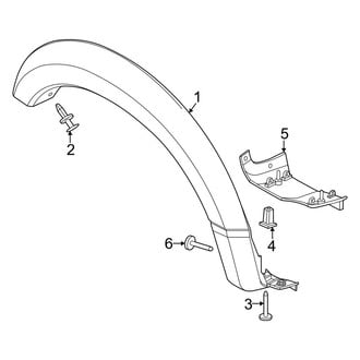 Ford OE - Fender - Exterior Trim (Moldings and Mud Guards)