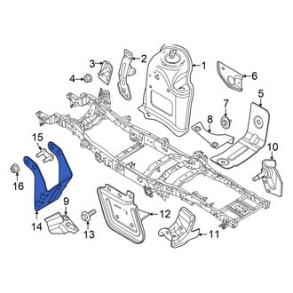 Ford OE - Fender Apron Extension