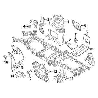 Ford OE - Frame & Components (Suspension Mounting)