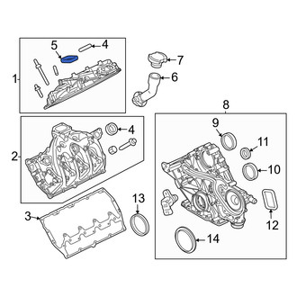 Ford OE - Right Engine Valve Cover Gasket