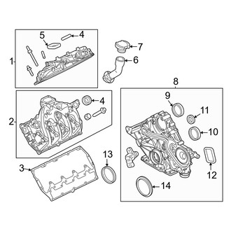 Ford OE - Engine - Valve & Timing Covers (6.7L)