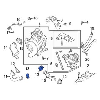 Ford OE - Exhaust Clamp