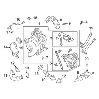 Ford OE - Turbocharger Mounting Bolt