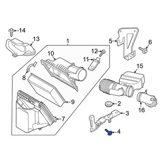 Ford OE - Air Filter Housing Bolt
