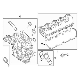 Ford OE - Engine - Valve & Timing Covers (6.8L)