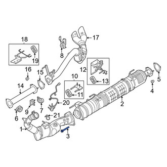Ford OE - Catalytic Converter Bolt