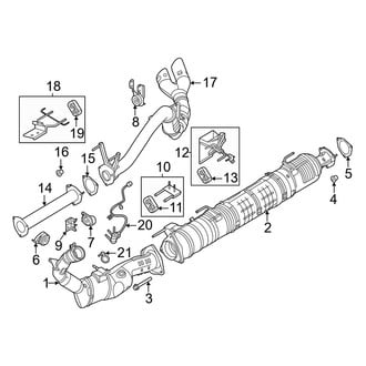 Ford OE - Exhaust System - Exhaust Components (6.7L)