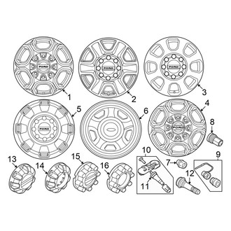 Ford OE - Wheels (18"), (King Ranch / Lariat / Platinum / XL / XLT)