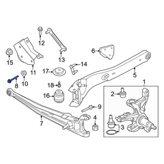 Ford OE - Inner Beam Axle Bolt