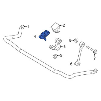 Ford OE - Rear Rearward Leaf Spring Bolt