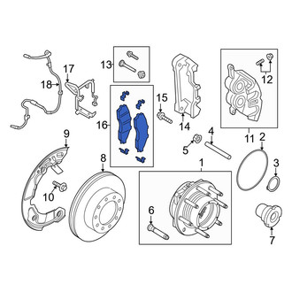 Ford OE - Front Disc Brake Pad Set