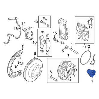 Ford OE - Right Locking Hub