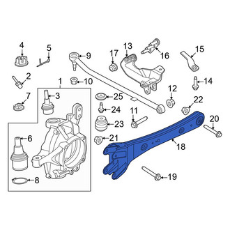 Ford OE - Front Left Radius Arm