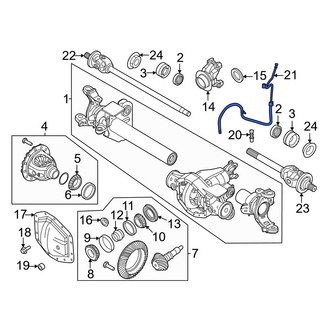 Ford OE - Front Differential Vent Hose