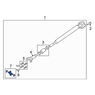 Ford OE - Rear Universal Joint