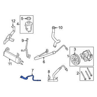 Ford OE - Front Lower Power Steering Return Hose