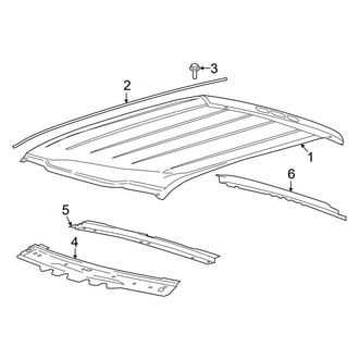Ford OE - Cab - Roof & Components (W/O Panoramic), (Crew Cab)