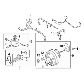 Ford OE - Cab - Components on Dash Panel (Regular Cab), (Regular Cab)