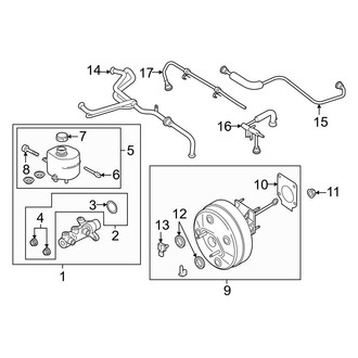Ford OE - Cab - Components on Dash Panel (SuperCab)