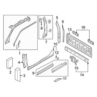 Ford OE - Cab - Back Panel (SuperCab)