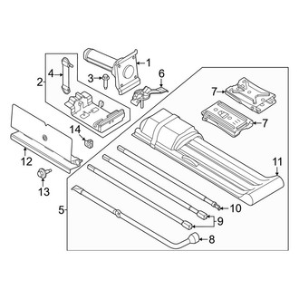 Ford OE - Cab - Jack & Components (SuperCab)