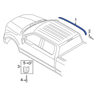 Ford OE - Left Roof Molding