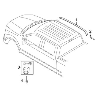 Ford OE - Cab - Exterior Trim (SuperCab)
