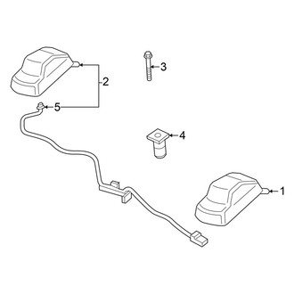 Ford OE - Cab - Roof Lamps (Regular Cab), (Regular Cab)
