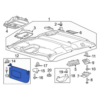 Ford OE - Right Sun Visor