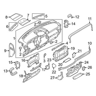 Ford OE - Instrument Panel Components (Panel & Trim), (XL)