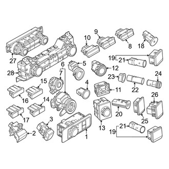 Ford OE - Instrument Panel - Cluster & Switches (Switches on Instrument Panel)