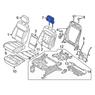 Ford OE - Front Right Headrest Cushion