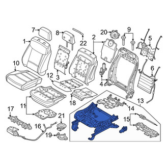 Ford OE - Front Right Seat Track