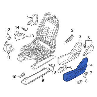 Ford OE - Front Left Outer Seat Trim Panel