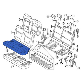 Ford OE - Rear Left Seat Cover