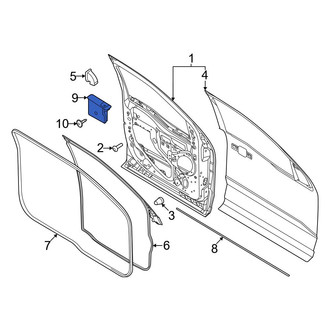Ford OE - Front Right Door Shell Insulator