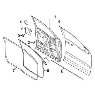 Ford OE - Front Door - Door & Components (SuperCab)