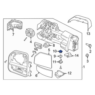 Ford OE - Left Inner Park Assist Camera Bracket