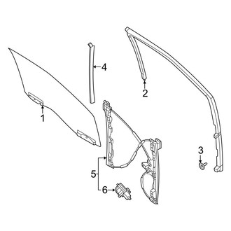 Ford OE - Front Door - Glass & Hardware