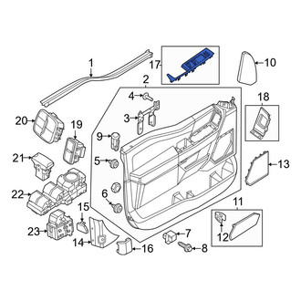 Ford OE - Front Left Door Switch Trim Panel
