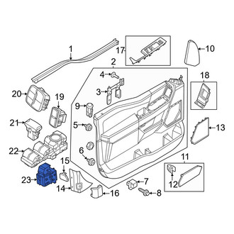 Ford OE - Front Left Door Mirror Switch
