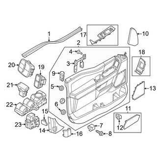 Ford OE - Front Door - Interior Trim