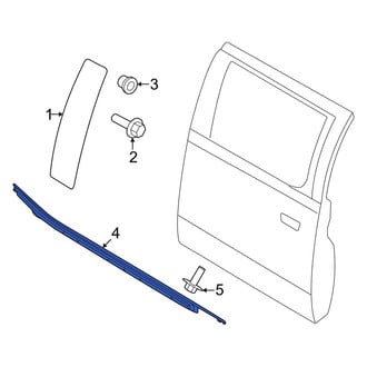 Ford OE - Rear Right Door Belt Molding