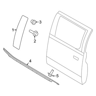 Ford OE - Rear Door - Exterior Trim