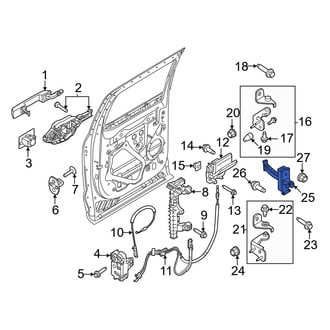 Ford OE - Rear Door Check