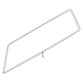 Ford OE - Back Glass - Glass (Stationary)